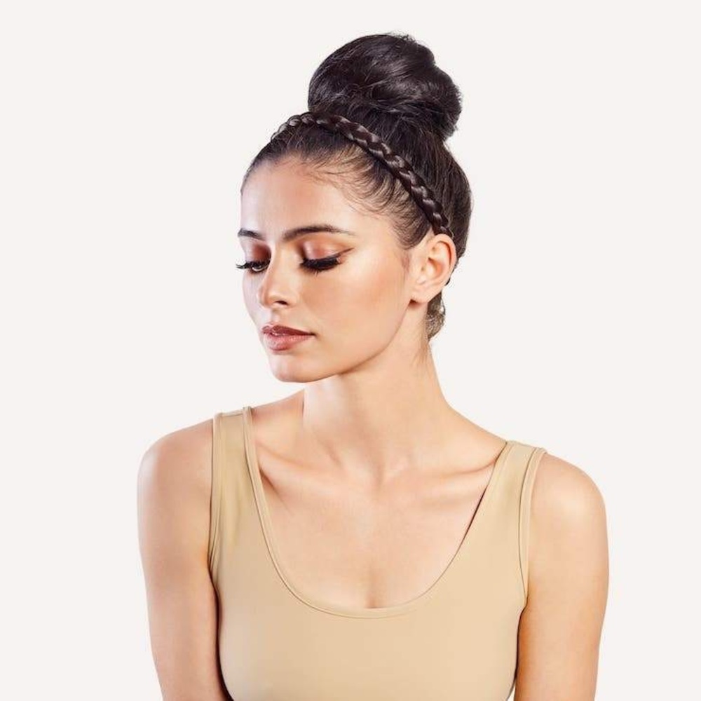 INH Hair Braid Band in Jet Black